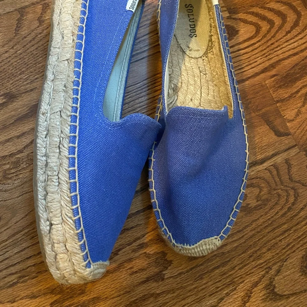 Soludos Blue Canvas Espadrilles